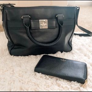 Black Kate Spade Purse & Wallet —-SOLD—-